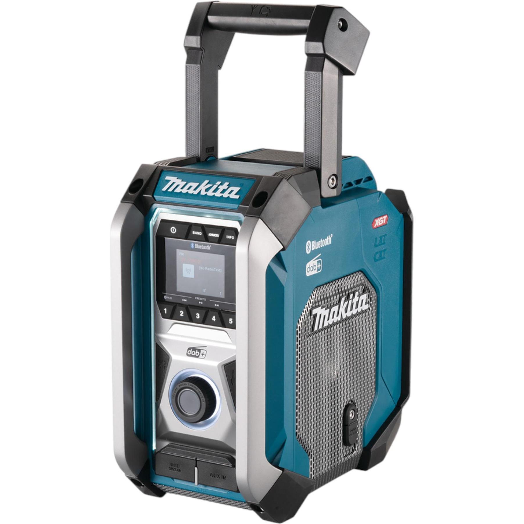 Makita MR007GZ (DAB, FM, Bluetooth), Radio, Blu, Nero