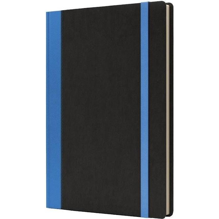 Like U Nero Quaderni + Bloc Notes, B5 Pro L Juodas/Mėlynas Taškas (B5, Punteggiato, Copertina Rigida)