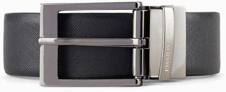 Actual product image Armani Exchange Leather Belt with Buckle