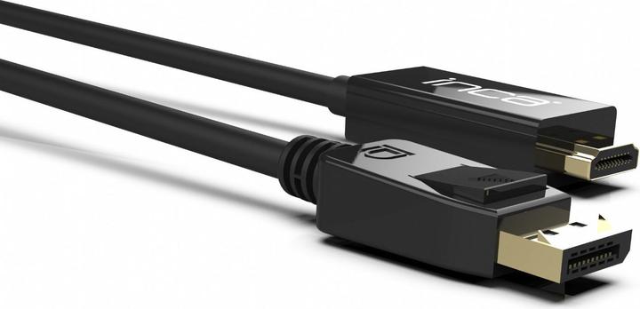 Actual product image Inca DisplayPort to HDMI,cable length 1.8 m,10.2 Gbit/s (max.) (1.80 m)