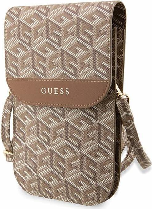 Image du produit Guess PU G Cube Phone Bag - marron
