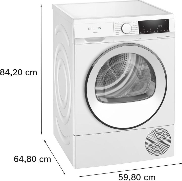 Actual product image Siemens iQ500, WQ45G2A0CH (9 kg, Right)