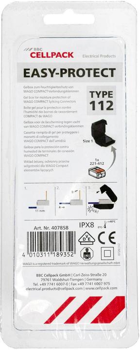 Produktbild CellPack Gel Box 112, IPx8, mit Wago Compact Klemme