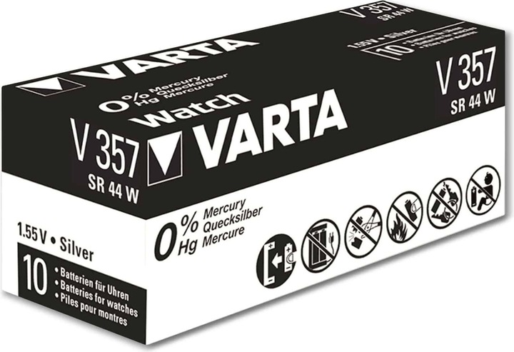Produktbild Varta V357 (1 Stk., SR44, 155 mAh)