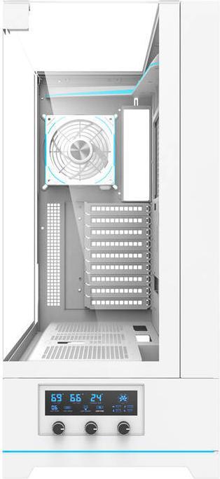 Produktbild Darkflash Tech Darkflash DY450L PRO computer case with fan (white) (ATX, ITX, mATX)