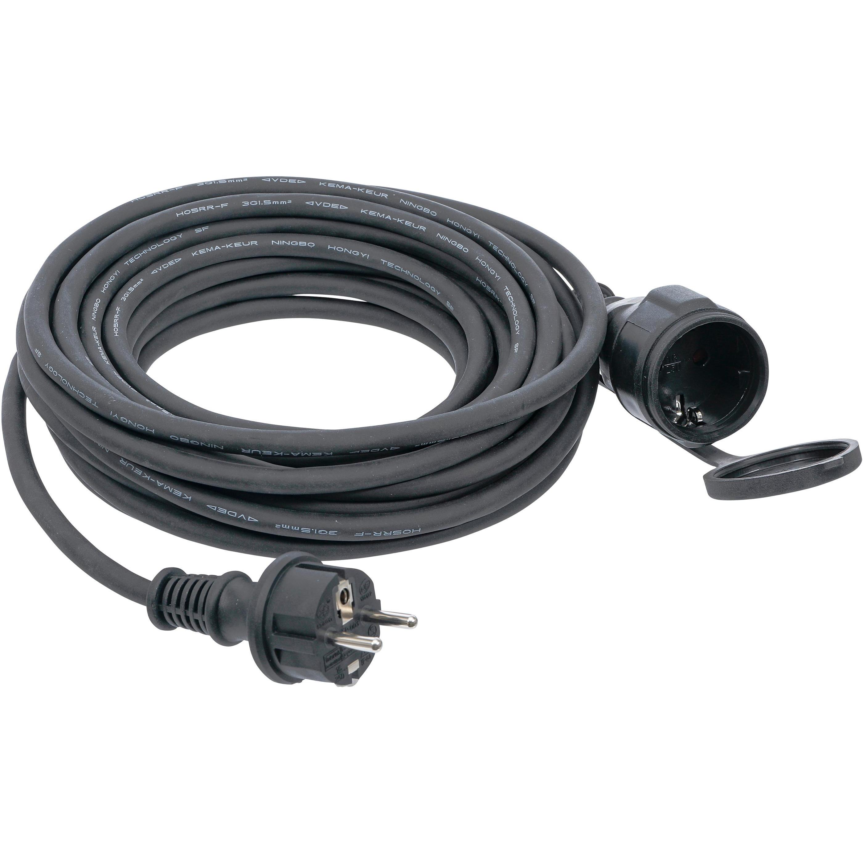 BGS, Kabelrolle, Verlängerungskabel 20 m 3 x 1,5 mm² IP 44 (20 m, 1.50 mm²)