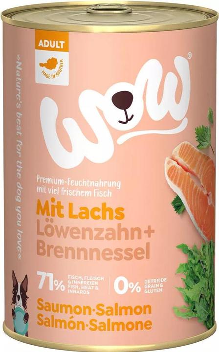 Image du produit WOW Adult, saumon avec tomate (Adulte, 1 pcs, 400 g)