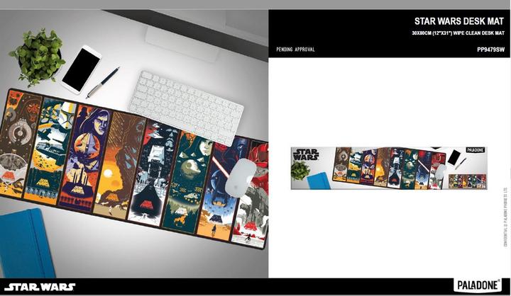 Actual product image Paladone Products Tappetino Mouse Star Wars Desk Mat (XL)