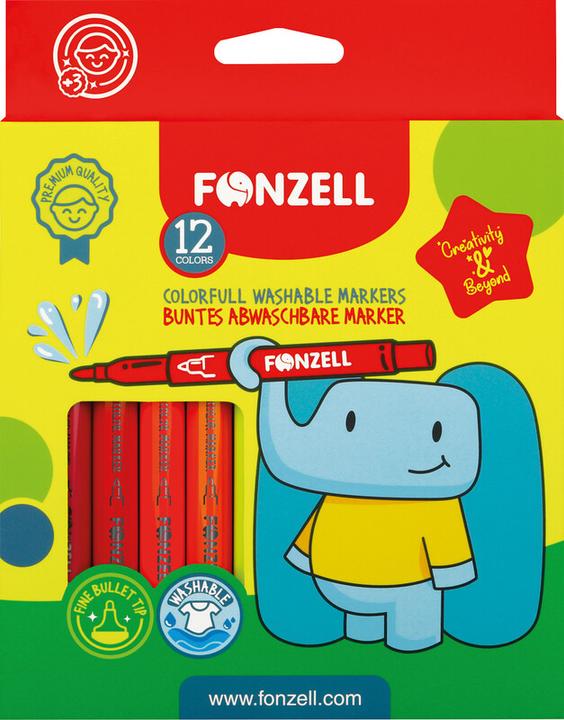 Produktbild Fonzell Marker Kids (12x)