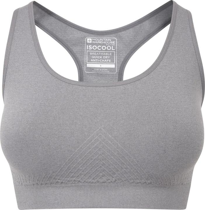 Actual product image Mountain Warehouse Womens/Ladies Anti-Chafe Seamless Sports Bra (L)