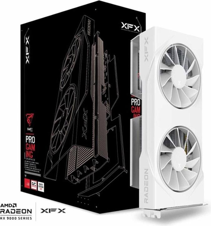 Produktbild XFX Swift Radeon RX 9060 XT OC White Gaming Edition (8 GB)