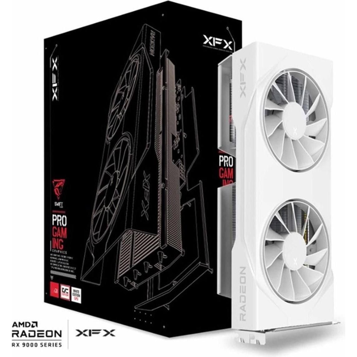 XFX Swift Radeon RX 9060 XT OC White Gaming Edition (8 GB), Grafikkarte