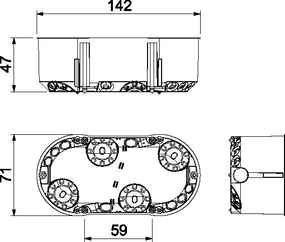 Produktbild OBO Bettermann HW Gerätedose