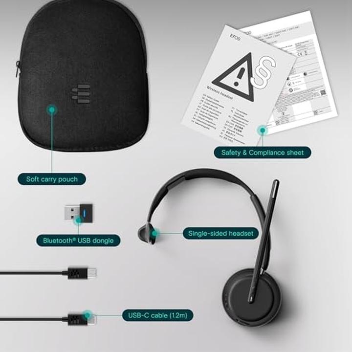 Actual product image EPOS IMPACT 10XX (Wireless, Cable, USB-C)