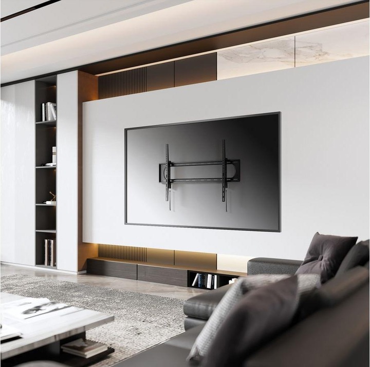 Produktbild Value Ultraflache TV-Wandhalterung neigbar<120"<120kg 900x600 (Wand, 120", 120 kg)