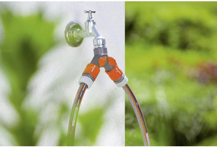 Actual product image Gardena Two-way valve (2 way distributor, Tap adaptor, Multi-coupling, 33.30 mm)