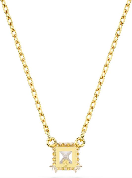 Actual product image Swarovski Stilla necklace cushion cut white gold (Swarovski Metal, 38 cm)