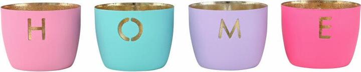 Produktbild CreaDiva Windlicht Madras "HOME" - 4er Set (4x)