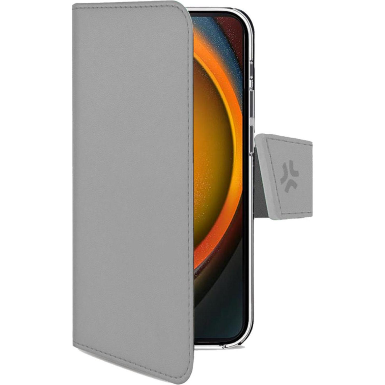 Celly Wallet Case - WALLY - Apple iPhone 16 Pro Grau (Apple iPhone 16 Pro), Cover smartphone, Grigio