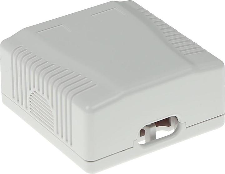Produktbild Surface mounted box unshielded 2 ports CAT6. Type: CAT6 Wall mountbox c6 2 prt unsh (Kabel)