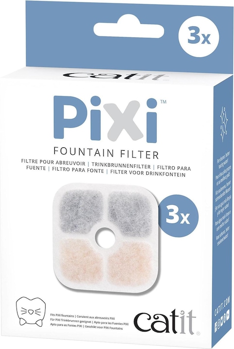 Image du produit Catit Filtre de rechange pour Pixi, 3 pièces