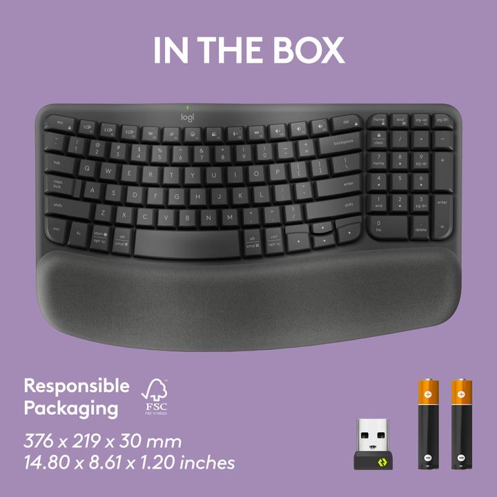 Actual product image Logitech Wave Keys for Business (CH, Wireless)