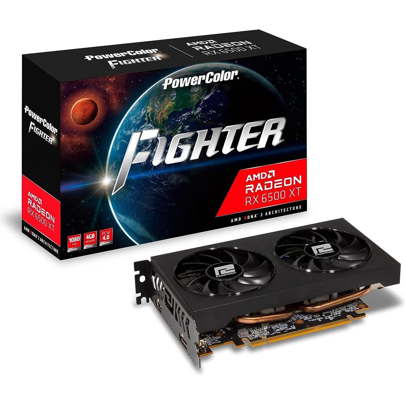 Powercolor Fighter Radeon RX 6500 XT (4 GB), Grafikkarte