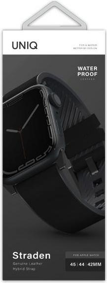 Actual product image Uniq Straden (42 mm, 44 mm, 45 mm, 49 mm, Leather, Apple Watch Series 1, Apple Watch Series 2, Apple Watch Series 3, Apple Watch Series 4, Apple Watch Series 5, Apple Watch Series 6, Apple Watch Series 7, Apple Watch Series 8, Apple Watch Series 9, Apple Watch SE, Apple Watch Ultra, Apple Watch Ultra 2)