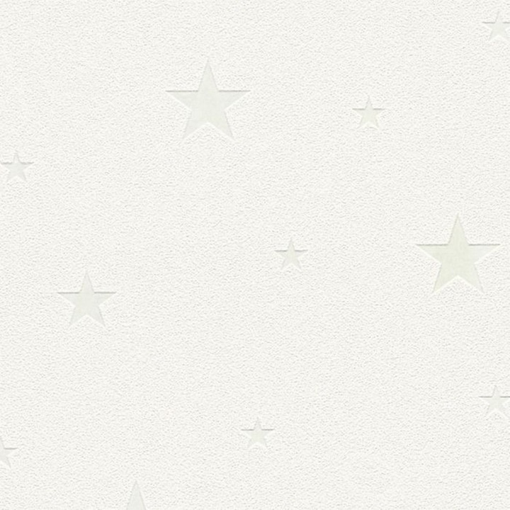 AS Creation Carta da parati testurizzata con motivo a stella Glow In The Dark (53,5 x 978,5 cm)
