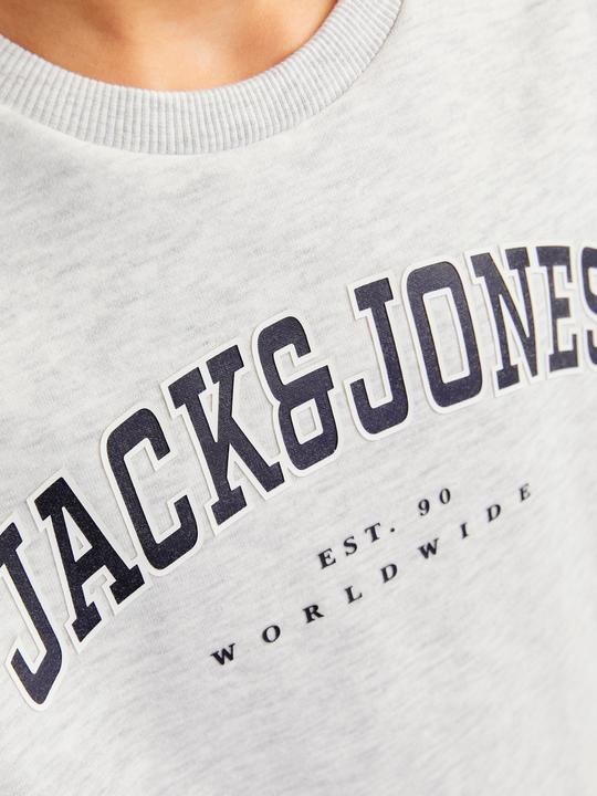 Actual product image Jack & Jones Jjecaleb Varsity Sweat Crew Neck Sn Jnr (176)