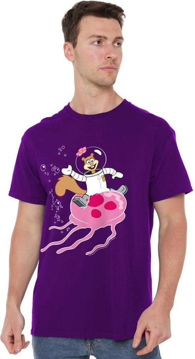 Produktbild Spongebob Squarepants Sandy Rides The Jellyfish TShirt (3XL)