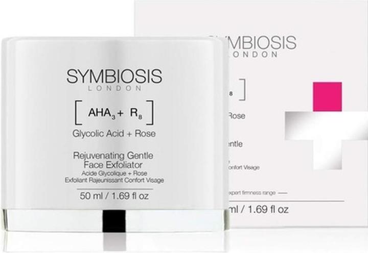 Symbiosis London Rose and Glycolic Acid Rejuvenating Gentle Face Exfoliator 50ml (Reinigungspeeling, 50 ml)