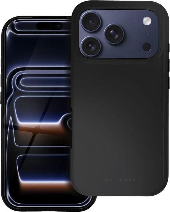 Produktbild Roar Back panel cover case RAINBOW BUMPER compatible with MagSafe for IPHONE 17 black (Apple iPhone 17)