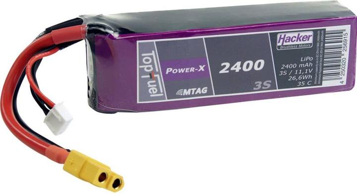 Produktbild Hacker LiPo Pack TF Power-X 2400-3S MTAG (11.10 V, 2400 mAh)
