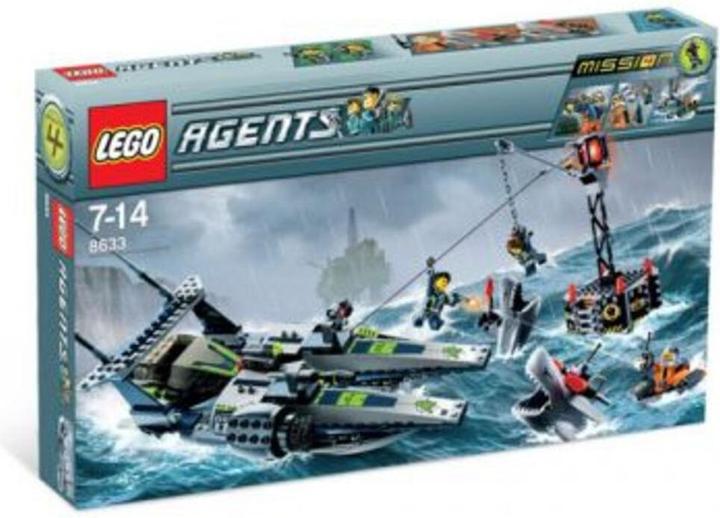 Image du produit LEGO Agents Mission 4 : Sauvetage en speedboat (8633)
