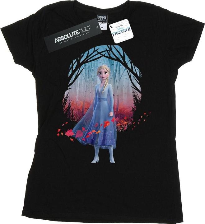 Actual product image Disney Womens/Ladies Frozen 2 Elsa Find The Way Cotton T-Shirt (XL)