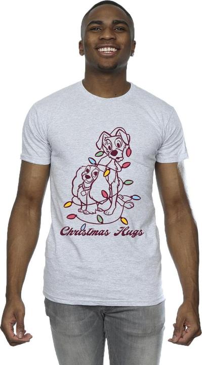 Image du produit Disney - T-shirt LADY AND THE TRUMP CHRISTMAS HUGS - Homme (5XL)