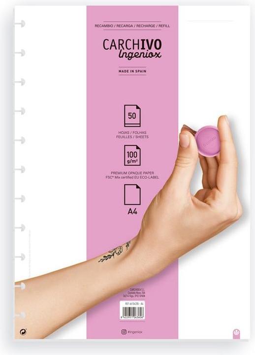 Produktbild Carchivo 66104205 (A4, Blanko, Kein Einband)