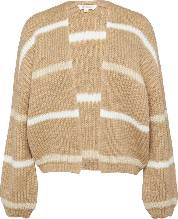 Actual product image S.Oliver Strickjacke Kurzer Cardigan mit überschnittenen Schultern (38)