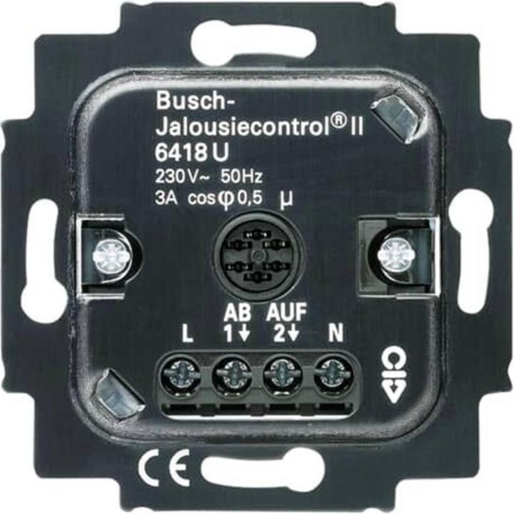 Actual product image Busch-Jaeger Flush-mounted basic blind insert 6418U for 6430 + 6456 + 6457
