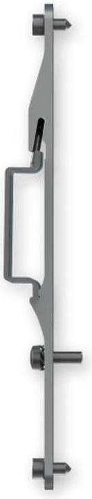 Actual product image Teltonika TSW1 rear panel with DIN rail