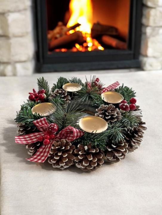 Produktbild GuGus Weihnachtskranz dekoriert