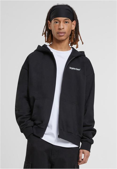 Produktbild Forgotten Faces Flowered Skull Heavy Oversize Zipper black XS (XS)