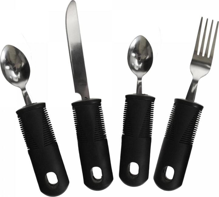 Immagine prodotto JTI Posate ergonomiche - 4 pezzi (4 pz., Set di posate)