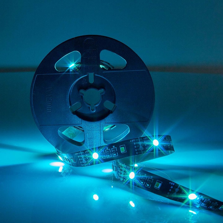 Actual product image Nedis SmartLife LED Strip | Bluetooth | RGB / Warm White | SMD | 2.00 m | IP20 | 2700 K | 380 lm | (Multicoloured, 200 cm, Indoor)