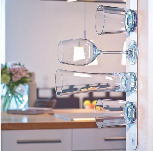 Actual product image Silwy Metal bar for glasses 50 cm