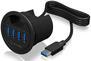 Produktbild Icy Box Ib-Hub1403 (USB-A, 4 Ports)