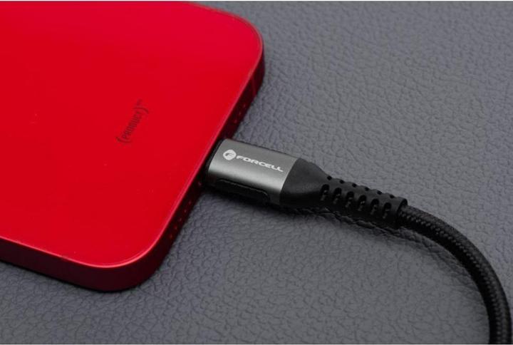 Actual product image Forcell Cable F-ENERGY C259 cable Type C to Lightning PD 3A 27W Cafule 3 m black (3 m, 27 W)