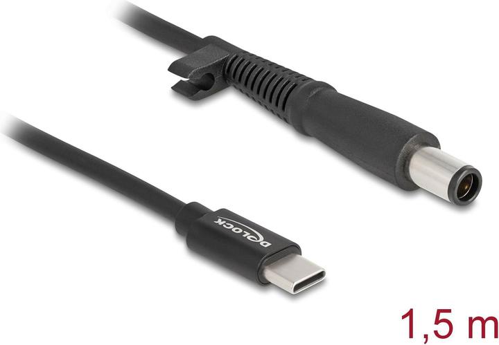 Produktbild Delock Ladekabel USB-C zu HP 7.4 x 5.0 mm Stecker 1.5 m