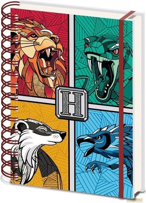 Pyramid Harry Potter - Restez unis (A5, À rayures)